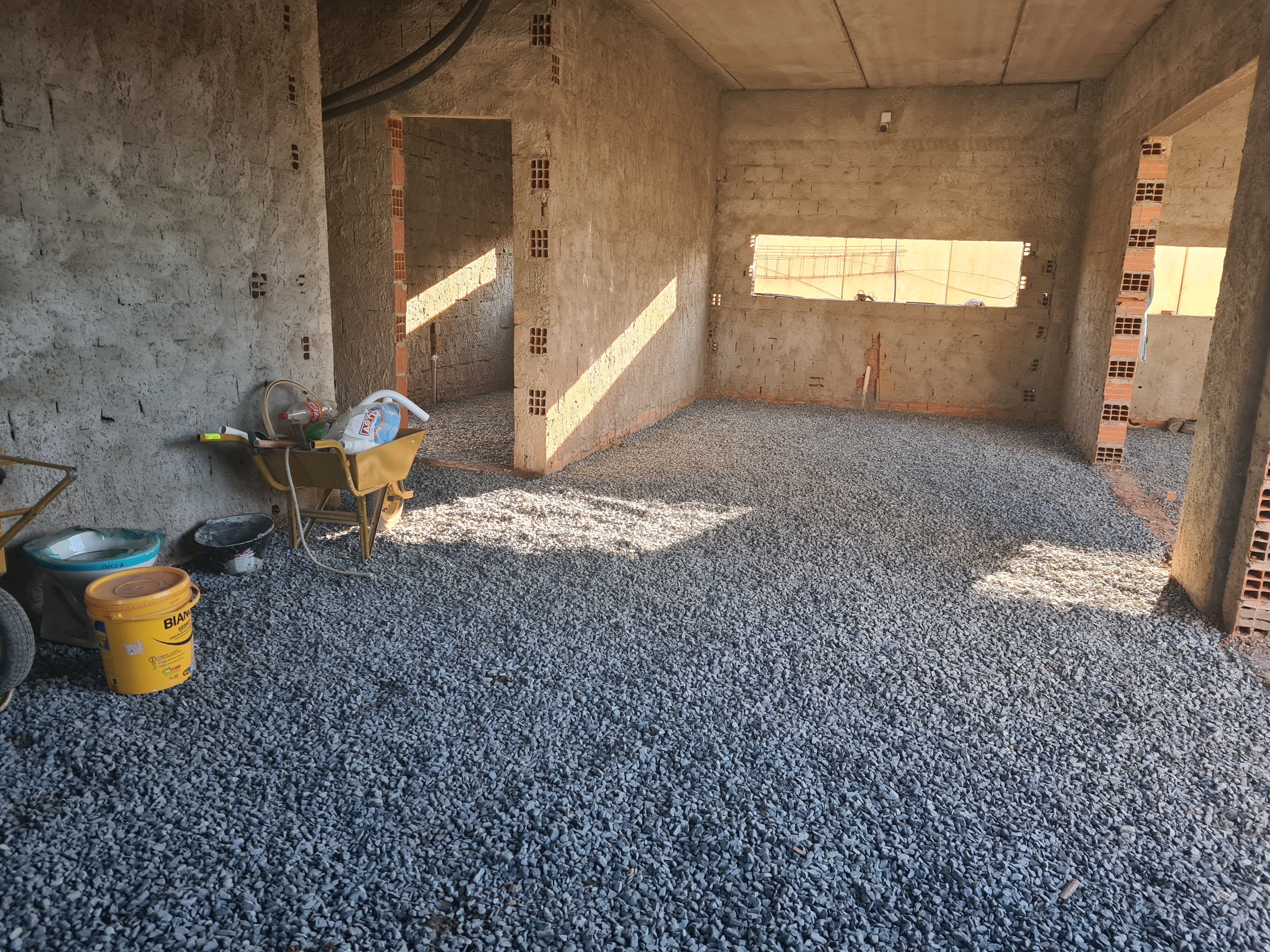 Obra em execução organizada